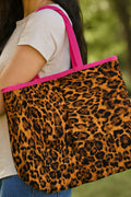 Hot Leopard Tote Bag